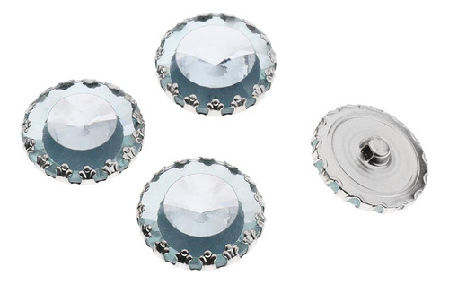 3x Lantejoulas Com Concha Para Costurar Pedrinhas De