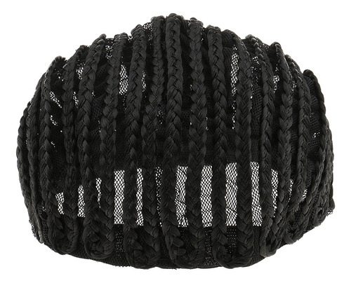 2 Piezas Negro Gorra De Peluca Elástico Uso Profesional