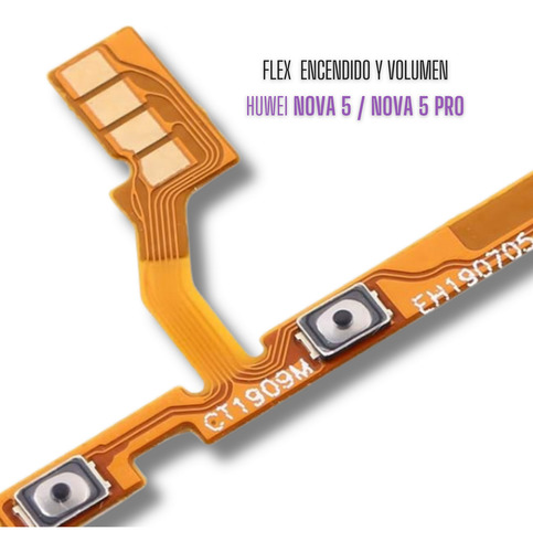 Nova 5 / Nova 5 Pro Huawei Flex De Encendido Y Volumen