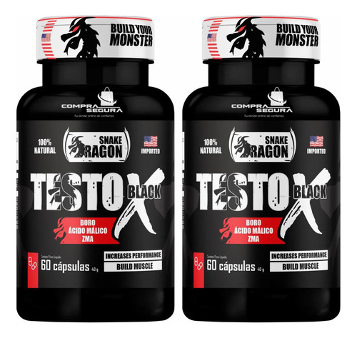 Testodrol Gh Black Con Zma 120 Cápsulas