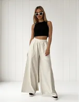 Comprar Maxi Palazo Pantalon Amplio Comodo Algodón Rustico