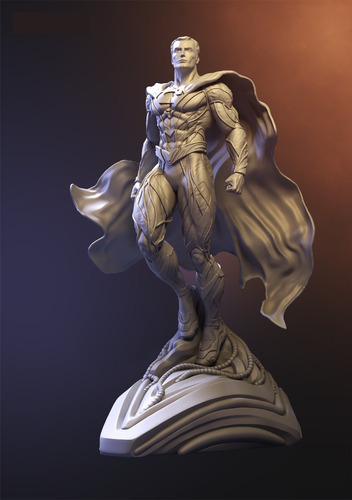Archivo Stl Impresión 3d - Superman Statue Tsaber