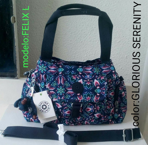 Cartera Cruzada -kipling -modelo Felix L