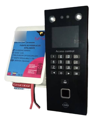 Control Acceso Biometrico Horario Palma Rostro Huella Rfid.