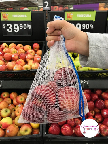 Bolsa Ecológica De Red - Paquete Con 10