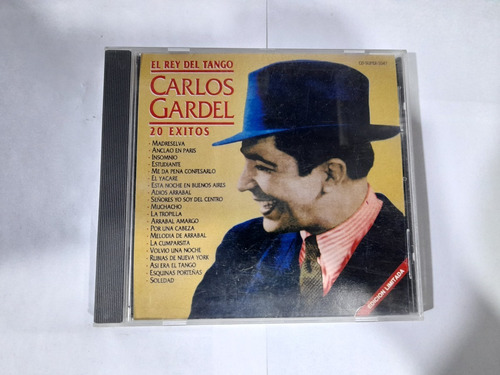 Cd Carlos Gardel El Rey Del Tango En Formato Cd