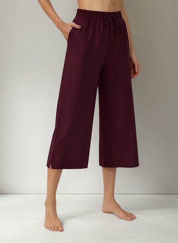 Pantalones Tipo Mantapescador Capri Yoga Beach Para Mujer