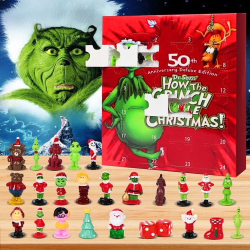 Calendario Adviento Navidad 2024 24 Figuras Elfo Mmg