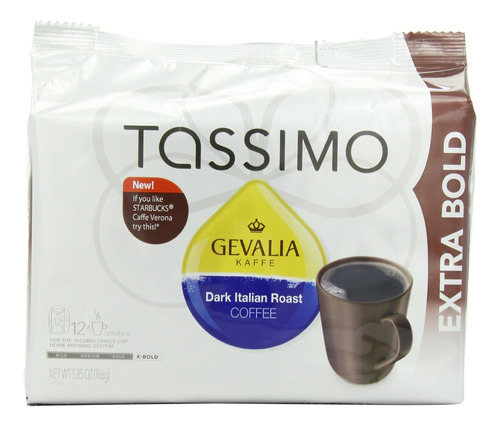 Gevalia Dark Roast Café Extra Bold Italiana T Discos Para Ta