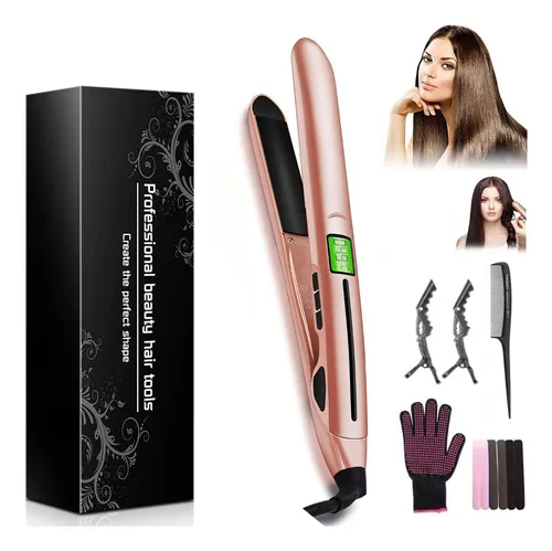Plancha Para Cabello 2 En 1 Plancha Pelo Y Rizador Cer mica