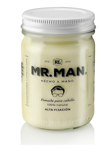 Kit 5 Pomadas Naturales Cabello Mr.man Tratamiento Organico