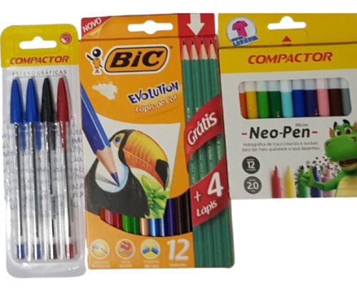 Material Escolar 2022 Lista 48 Peças Diversas Black Friday
