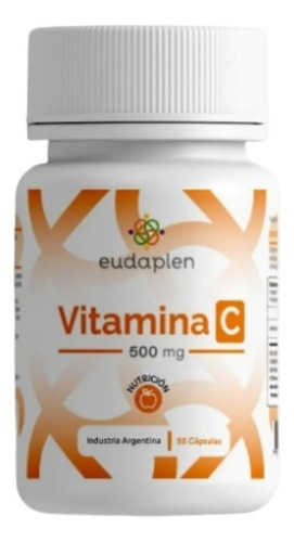 Suplemento En Cápsulas Vitamina C 500 Mg X 50 Unidad Sabor Neutro