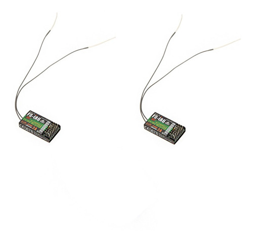 2 Unids 2.4g Flysky Fs-ia6 6 Canales Receptor De Mando A Dis