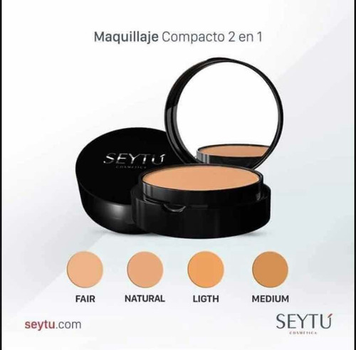 Kit Maquillaje Liquido Y Maquillaje Compacto Seytu | Envío gratis