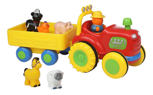 Top Right Toys Tractor De Juguete Hayride Para Niños Pequeño