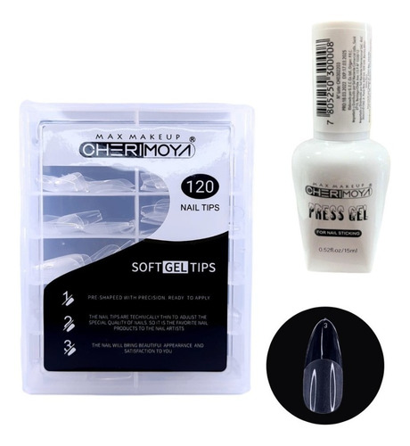 Kit Para Sistema Soft Gel / Press Gel Liquido Y Uñas 