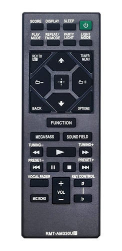 Control Remoto Rmt-am330u Para Sony Mhc-v13 Mhc-m20 Mhc-v21 