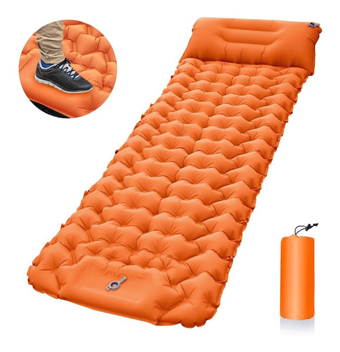 Colchoneta Inflable En Tpu Inflado Rapido Camping 