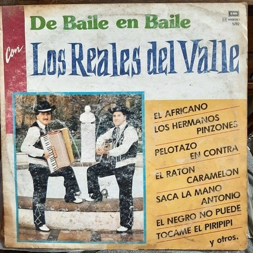 Vinilo Los Reales Del Valle De Baile En Baile Ee C1