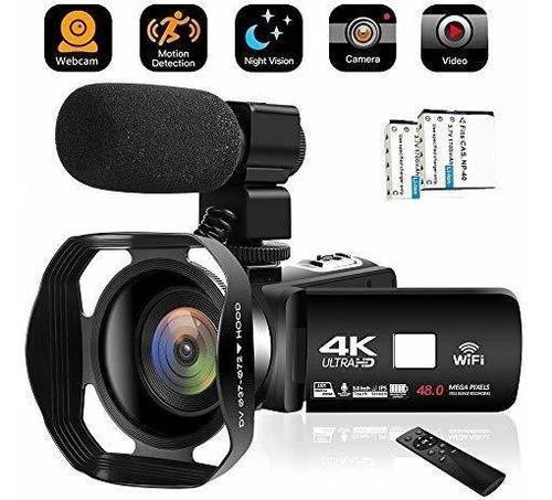 Videocamara Videocamara 4k 48mp Wifi Camara De Youtube Camar