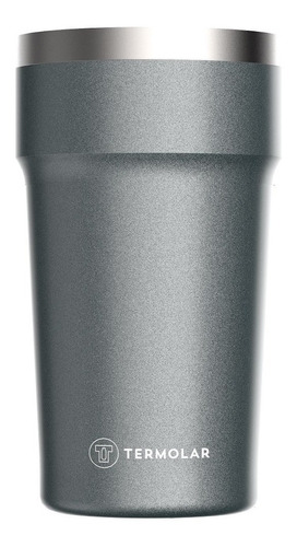 Vaso térmico Pub, 500 ml, acero 304, plomo termolar 30962, color gris liso