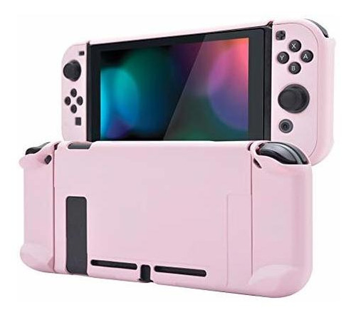 Carcasa Protectora Para Nintendo Switch Color Cerezo Rosa