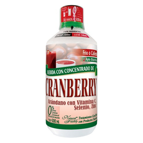 Bebida Concentrado Cranberry Pg.360 Ll.500