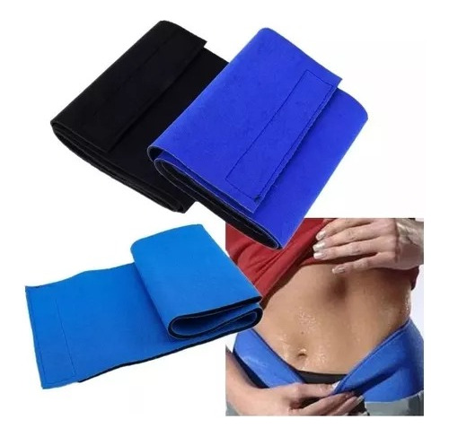 Faja Reductora Unisex Elimina Grasa Cintura Y Abdomen Azul