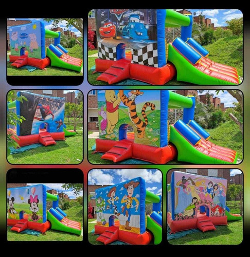 Imagen 3 de 5 de Alquiler De Castillo Inflable, Cama Elástica Algodón De Az..