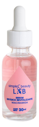 Serum Facial Bifasico Niacinamida Simple & Beauty 30ml Momento De Aplicación Día/noche Tipo De Piel Todo Tipo De Piel