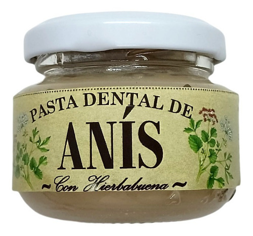 Pasta Dental Natural Artesanal De Anís (50 G)