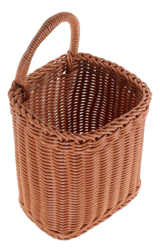 Cesta Colgante De Mimbre Angoily, Cesta De Almacenamiento Te