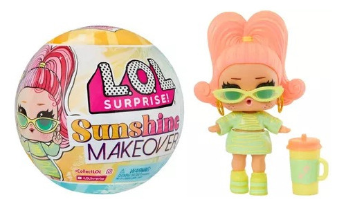 Imagen 1 de 9 de Muñeca Lol Surprise Wabro Sunshine Make Over Coleccionable