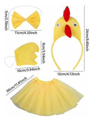 Disfraz De Pollo Disfraz De Para El Accesorio De Cosplay De