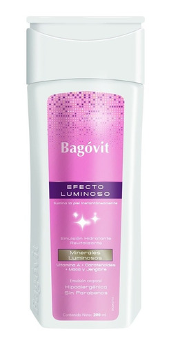 Emulsion Hidratante Bagovit Efecto Luminoso 200ml