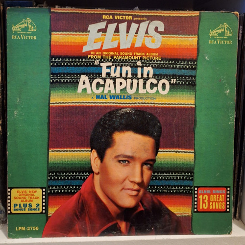 Elvis Presley - Fun In Acapulco - Vinilo Usa Original Mono