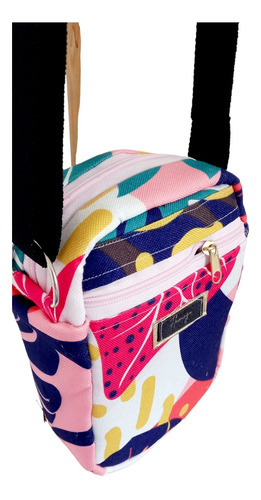 Bandolera Rectangular Mujer Mediana Flamingo Nueva