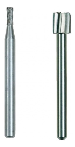 Imagem 1 de 8 de Kit Escariadores Paralelo Ref 193 + Ref 196 Haste 1/8 Pol