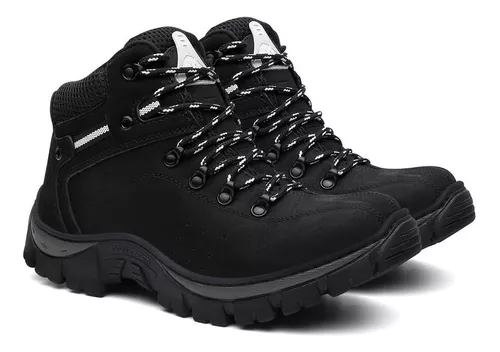 Bota Coturno Adventure Americano Masculino - Preto