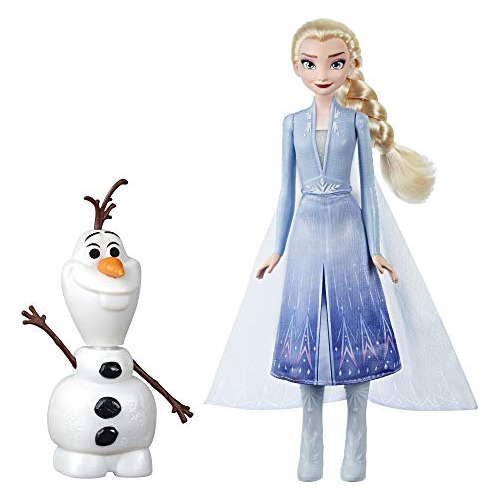 Disney Frozen Talk Y Glow Olaf Y Elsa Dolls, Control Remoto