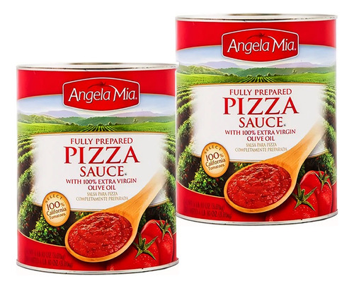 2 Salsa Para Pizza Angela Mia 3k - g a $40