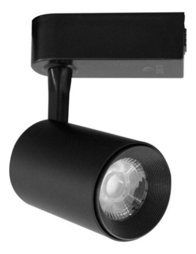 Kit 8 Spot Para Trilho Eletrificado Led Cob 7w Delis Estrutura Preto Luz Branco-frio - 6000k