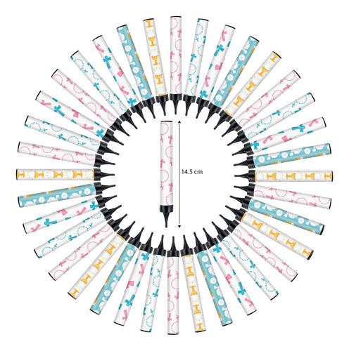 100 Pzas. Vela Mágica De 14.5cm Primera Comunión Chispa Fría