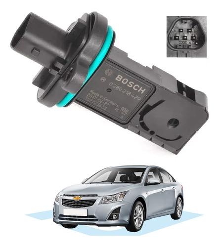 Sensor Maf - Chevrolet Cruze Motor 1.8 L - Bosch