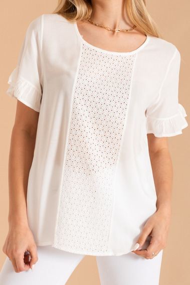 Blusa Broderie Blanca MercadoLibre 📦