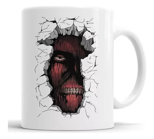 Taza Attack On Titan - Cerámica Importada