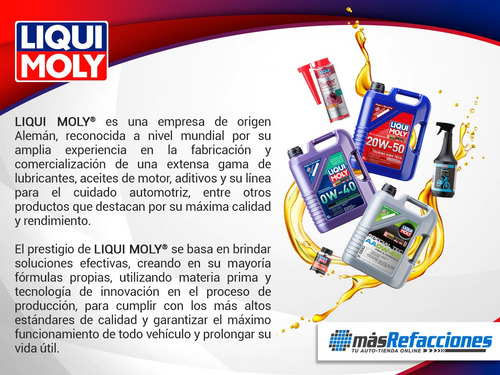 Aditivo Estabilizador De Viscosidad Aceite Motor Liqui Moly