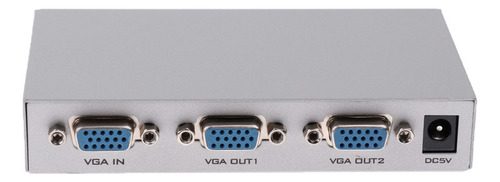 1 Pc A 2 Monitores 2 Puertos Vga Svga Adaptador De Caja De