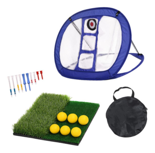 Neta De Práctica De Golf, De Golpes De Golf Con Target Mat